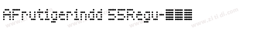 AFrutigerindd 55Regu字体转换